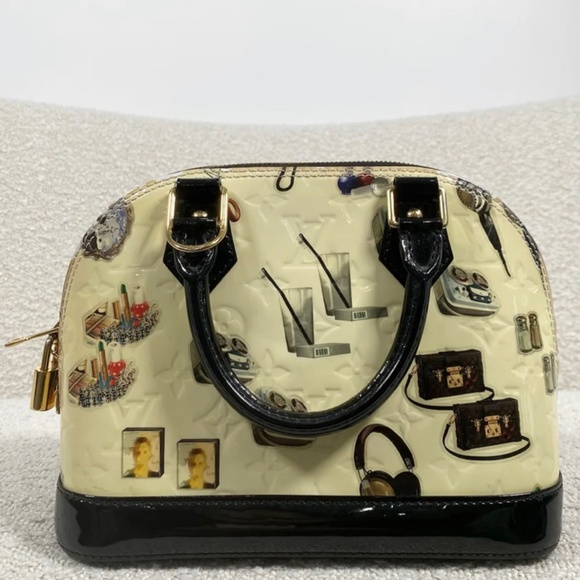 Authentic Pre-Owned Louis Vuitton Vernis Nicolas Ghesquière Alma BB - Picture 13 of 15